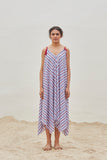 PRINTED COTTON LONG DRESS (BFW-01A)