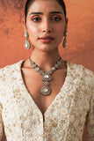 TOOSH BROCADE & GEORGETTE EMB. LEHENGA SET (2 PCS)