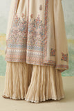 TOOSH CHANDERI KASHMIRI MULTICOLOUR EMBROIDERED JACKET SET(3 PCS)