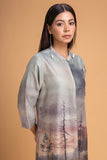 PASTEL PINKS CHANDERI PRINTED PANELED TUNIC (1 PC)