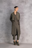 FOREST GREEN DUPION JACKET (1 PC)