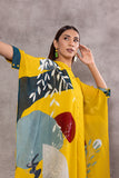 YELLOW BOMBER ORGANZA PRINTED TUNIC WITH CHANDERI INNER (BCC-02)