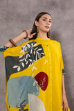 YELLOW BOMBER ORGANZA PRINTED TUNIC WITH CHANDERI INNER (BCC-02)