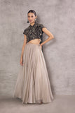 TOOSH SILK ORGANZA CLEAN FINISHED SKIRT (1 PC)