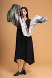 IVORY CHANDERI PRINTED STOLE (1 PC)