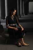 Black Embroidered Dress (EM-07)