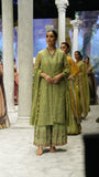 A GRACEFUL MINT GREEN ENSEMBLE FEATURING DELICATE EMBROIDERY AND FLUID SILHOUETTES (4 PCS)