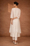 AN ELEGANT IVORY KURTA WITH SOFT DETAILING, PERFECT FOR EFFORTLESS DRESSING