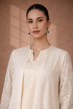 AN ELEGANT IVORY KURTA WITH SOFT DETAILING, PERFECT FOR EFFORTLESS DRESSING