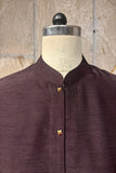 BROWN DUPION PRINTED JACKET ( AJP-08B) (1 PC)