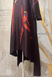 BROWN DUPION PRINTED JACKET ( AJP-08B) (1 PC)