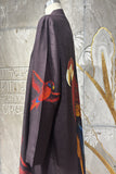 BROWN DUPION PRINTED JACKET ( AJP-08B) (1 PC)