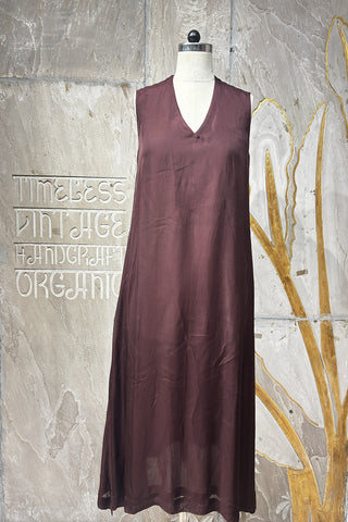 BROWN CHIFFON TUNIC (1 PC)