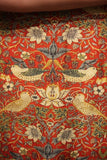 RED CHANDERI PRINTED SHIRT STYLE TUNIC TNC-04/TUN)