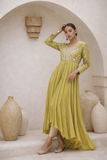MEHENDI GREEN KURTA WITH KURTA AND DHOTI (BV-05)