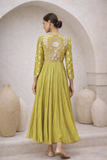 MEHENDI GREEN KURTA WITH KURTA AND DHOTI (BV-05)