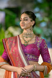 IVORY ZARI EMB. SAREE SET (2 PCS)