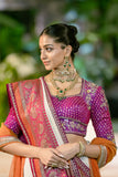 IVORY ZARI EMB. SAREE SET (2 PCS)