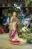 GOLD WITH FALSA ZARI EMB. SAREE SET (2 PCS)