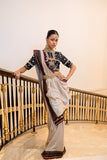 TOOSH KHADI SILK EMB. SAREE SET (2 PCS)