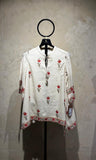 IVORY COTTON PRINTED TUNIC (TNC-39B) (1PC)