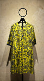 DARK OLIVE DUPION PRINTED TUNIC (TNC-16B)(1PC)