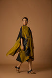 MUSTARD SILK CHANDERI KAFTAN