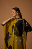 MUSTARD SILK CHANDERI KAFTAN