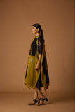MUSTARD SILK CHANDERI KAFTAN