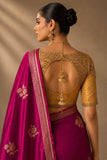 Fuchsia Silk Saree (2PCS)