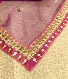 Phalsa organza embroidered dupatta (BK-04/DUP)