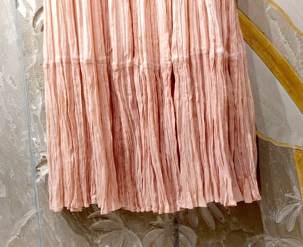 Blush cotton mulmul inner dress (YMN-12/DRS)