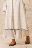 IVORY COTTON CRINKLED PALAZZO (CL-14/PLZ)