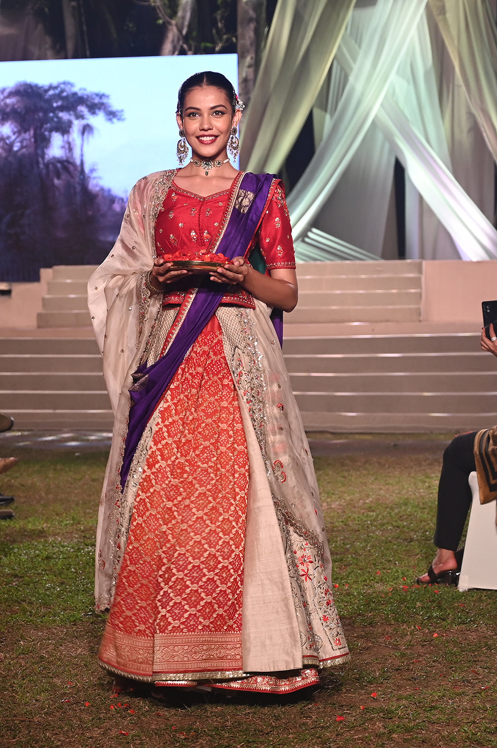 Designer Bandhani Lehenga Choli, Wedding Wear Lehenga Dola Silk Lengha  Choli, Indian Festival Wear Dress, Ajarak Print Lehenga Choli - Etsy