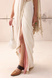 Ivory sari set (E-03/TL-O9)