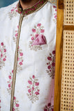 Mauve Silk Chanderi Embroidered Kurta Set (MKR-07)