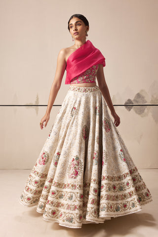 IVORY FLORAL LEHENGA (E-27/TL-115)