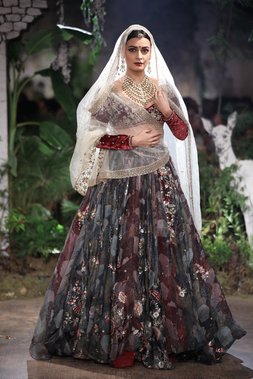 Ravishing Lehanga Set With Zardozi Marodi Work SK 37 Anju Modi