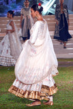 Marble chanderi printed and embroidered anarkali (FB-12A)