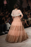Embroidered Blouse And Tiered Skirt JP-35