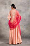 BLUSH ANARKALI SET WITH PINK DUPATTA (MP-03)