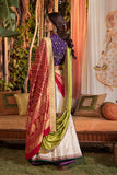 Sonali-M light grey banarasi silk booti embroidered lehenga set ( FB-16 )