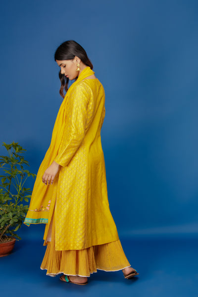 EMBROIDERED JAAL KURTA ONLY (BNS-07A)