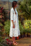 Ivory Small Vanilla Printed & Embroidered Tunic (HB-02A)