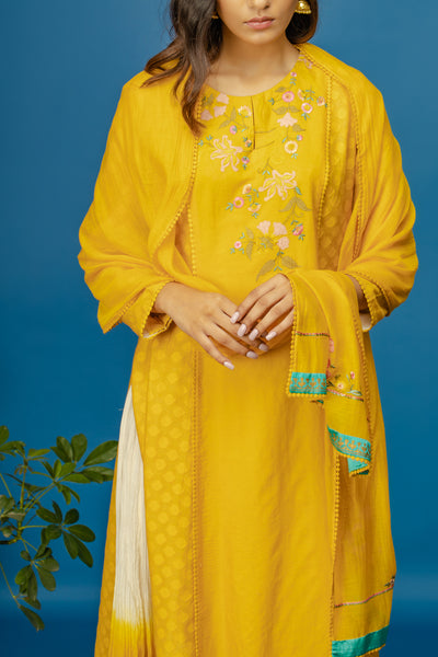 EMBROIDERED JAAL KURTA ONLY (BNS-07A)
