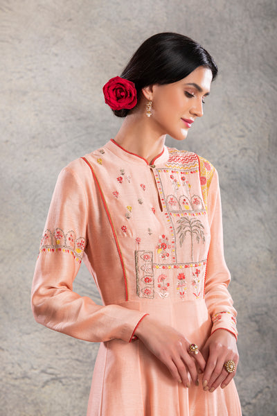 BLUSH ANARKALI SET WITH PINK DUPATTA (MP-03)