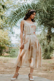 Classic organic dyed cotton sleeveless shift dress ( NT-07 )