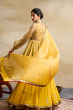 YELLOW COW WEAVED SKIRT SET ( FB-20)