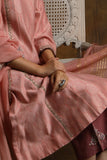 Marori Embroidered & Self Printed Kurta With Embroidered Palazzo & Printed Dupatta (YMN-13B)