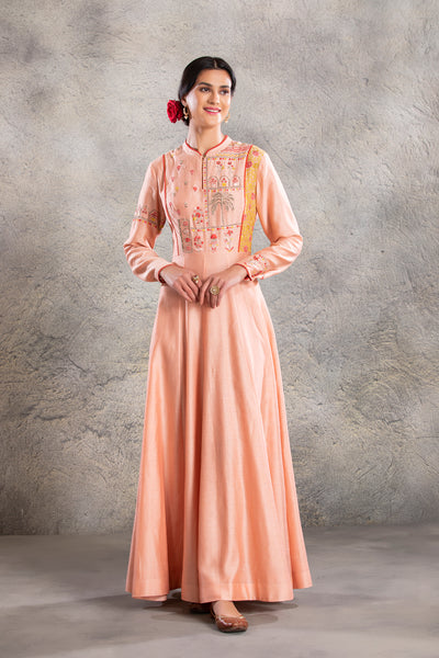 BLUSH ANARKALI SET WITH PINK DUPATTA (MP-03)